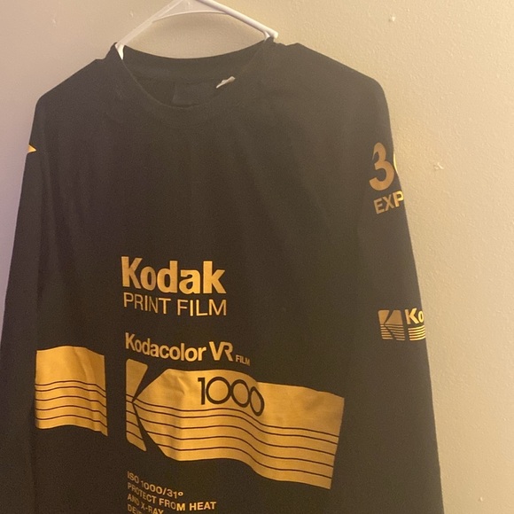 Men’s Kodak oversized long sleeve T-shirt - Picture 3 of 5